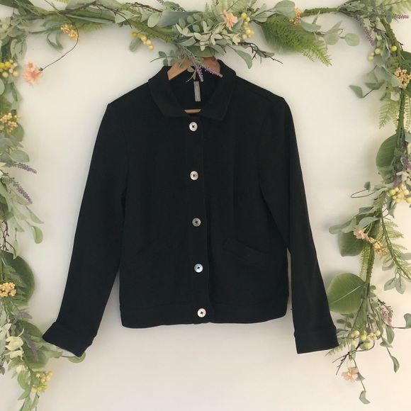 Hanna Andersson Sweaters - Black button up cardigan sweater